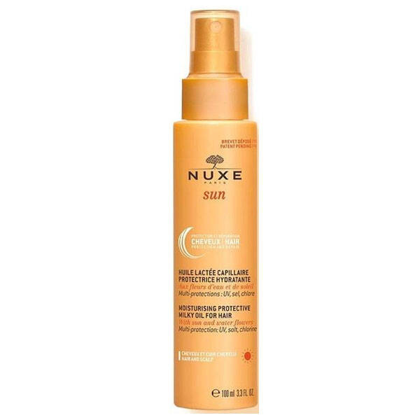 Nuxe Sun Huile Lactee Capillaire Protectrice 100 ML Защитное масло для волос