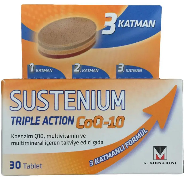 Sustenium тройное действие CoQ 10 30 таблеток