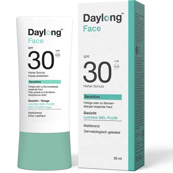 Daylong Sensitive Face Gel Fluid Spf 30 30 ML солнцезащитный крем