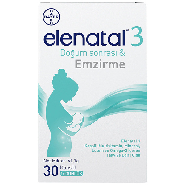 Elenatal 3 Дополнительное питание 30 таблеток