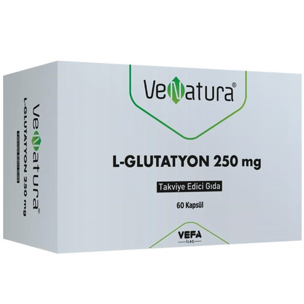 Venatura L Glutathione 250 MG 60 мягких капсул Пищевая добавка