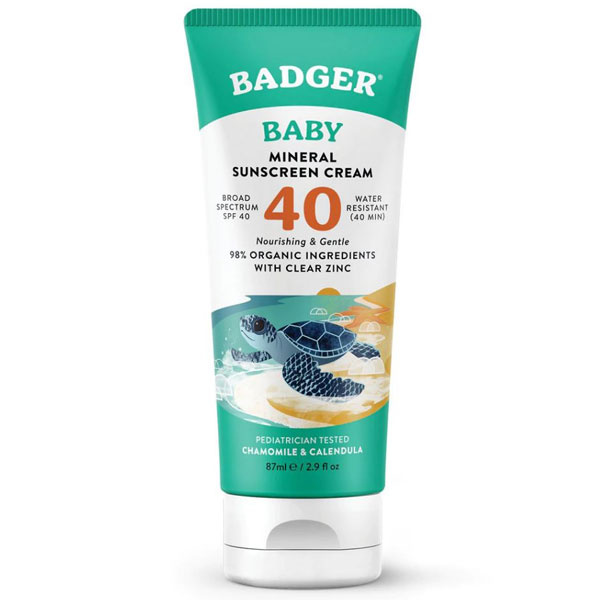 Badger Balm Baby Sunscreen Spf 40 87 ML Детский солнцезащитный крем
