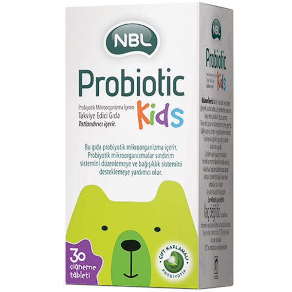 NBL Probiotic Kids 30 таблеток Пробиотическая добавка для детей