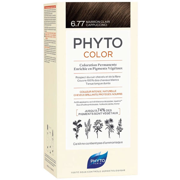 Phyto Phytocolor Травяная краска для волос 6.77 Кофе капучино
