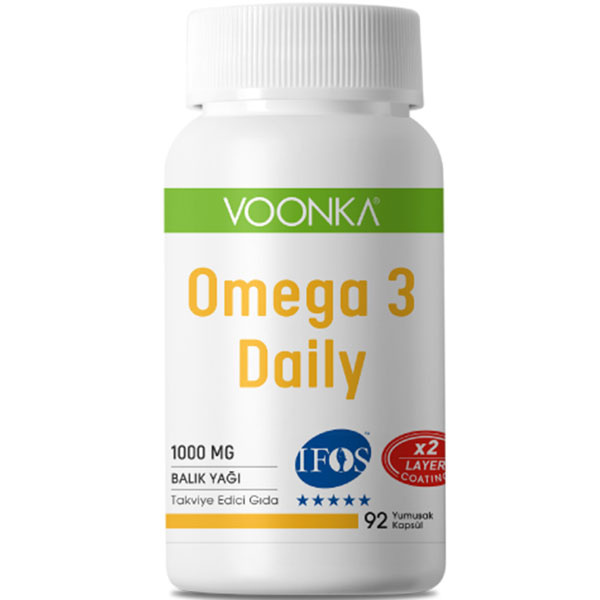 Voonka Omega 3 Daily 1000 мг 92 мягких капсул