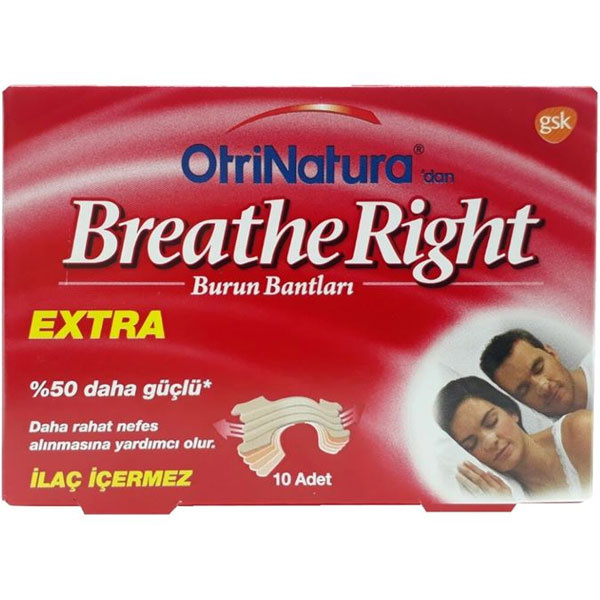 Breathe Right Extra 10 Pieces Nasal Band