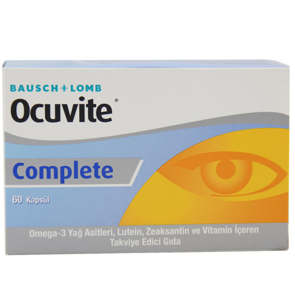 Ocuvite Complete 60 капсул лютеиновая добавка