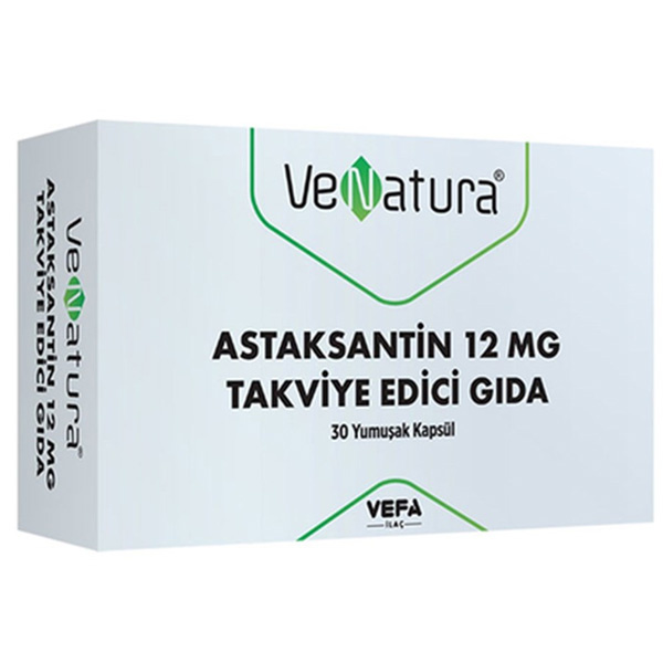 Venatura Астаксантин 12 MG 30 капсул Пищевая добавка