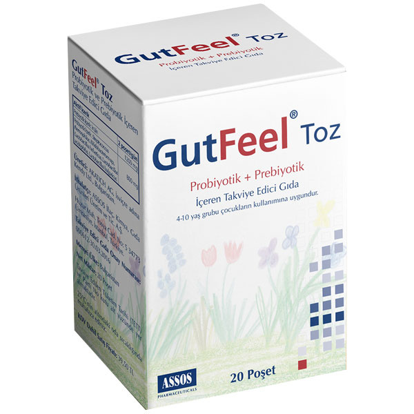 Gut Feel Probiotic Prebiotic Powder 20 Sachets Пробиотическая добавка