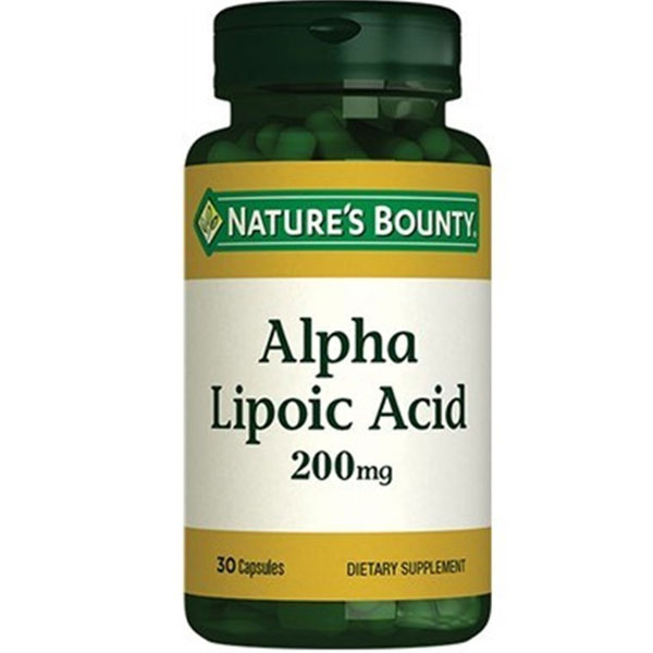 Nature's Bounty Альфа-липоевая кислота 200 мг 30 капсул