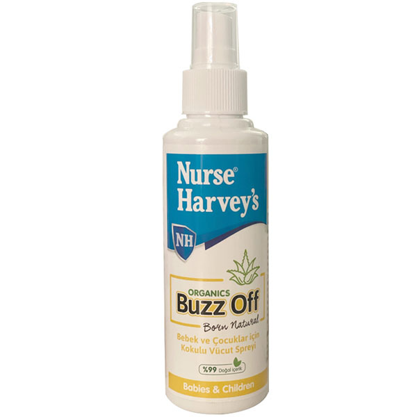 Nurse Harveys Organic Buzz Off Spray 175 ML Fly Repellent Body Spray For Baby And Children