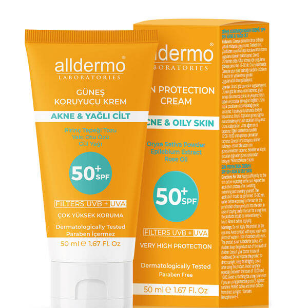 Alldermo Солнцезащитный крем для угревой кожи SPF50 50 МЛ