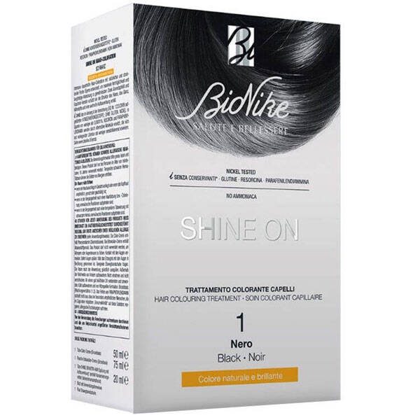 Bionike Shine On Hair Colouring Kit Black No 1