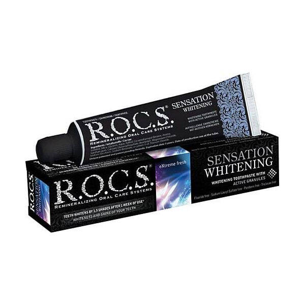Rocs Sensation Отбеливающая зубная паста 60 МЛ