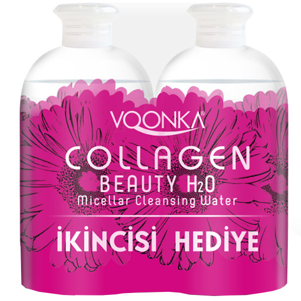 Voonka Beauty Collagen H2O Micellar Cleansing Water 2x500 ML Вода для снятия макияжа