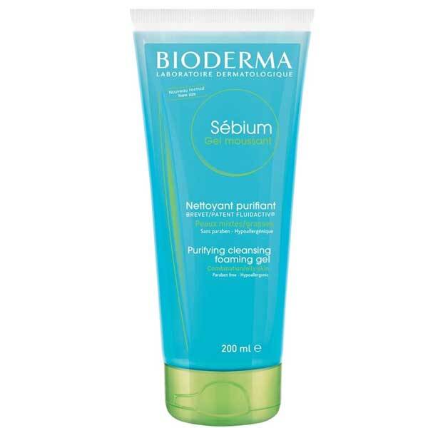Bioderma Sebium Foaming Gel 200 ML Очищающий гель для лица для жирной кожи