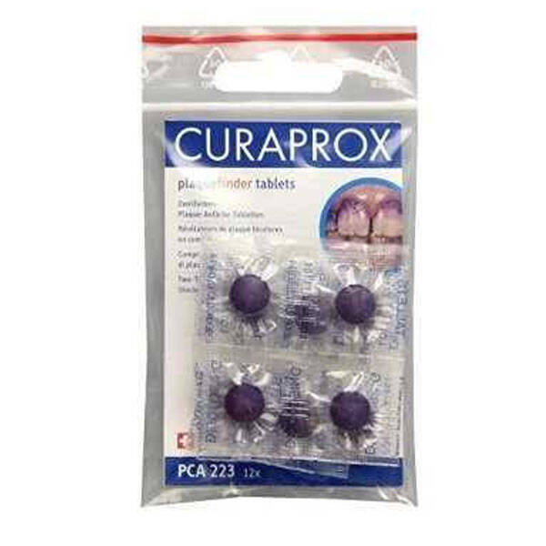Curaprox Обнаружение зубного налета 12 таблеток