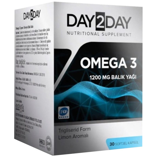 Day2day Omega 3 30 капсул добавка рыбьего жира