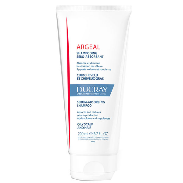 Ducray Argeal Shampoo 200 ML Шампунь для жирных волос