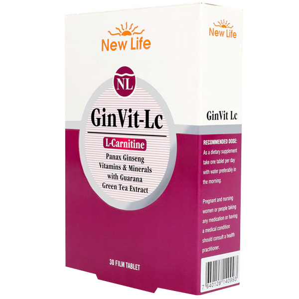 New Life GinVit Tablet 30 таблеток Пищевая добавка