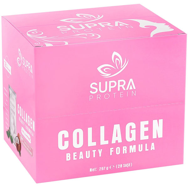 Supra Protein Collagen Beauty Formula 28 саше со вкусом кокоса