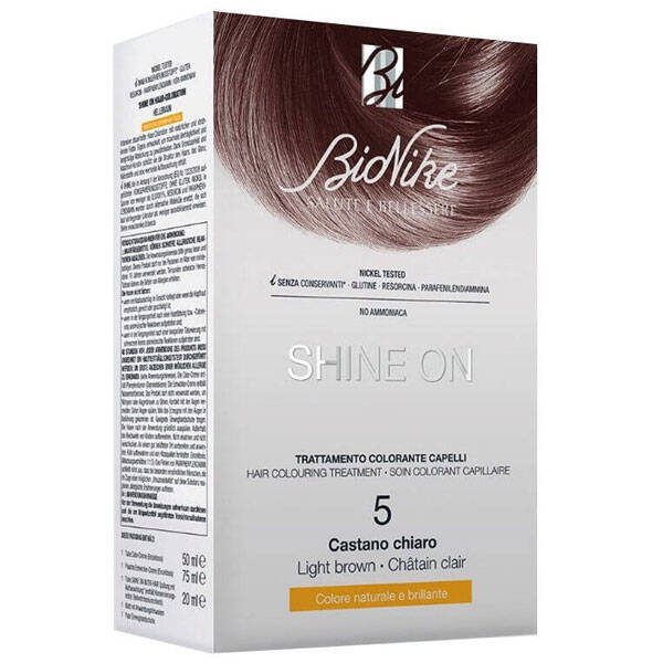 Bionike Shine On Hair Colouring Kit Light Brown No 5