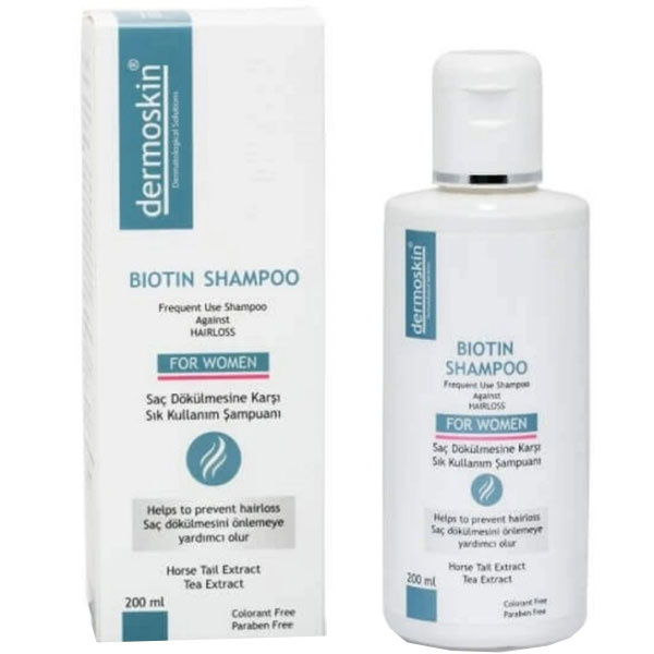 Dermoskin Biotin Shampoo For Women 200 ML Шампунь против выпадения волос для женщин