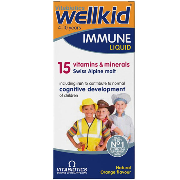 Vitabiotics Wellkid Immune Liquid Liquid Supplement 150 ML Пищевая добавка