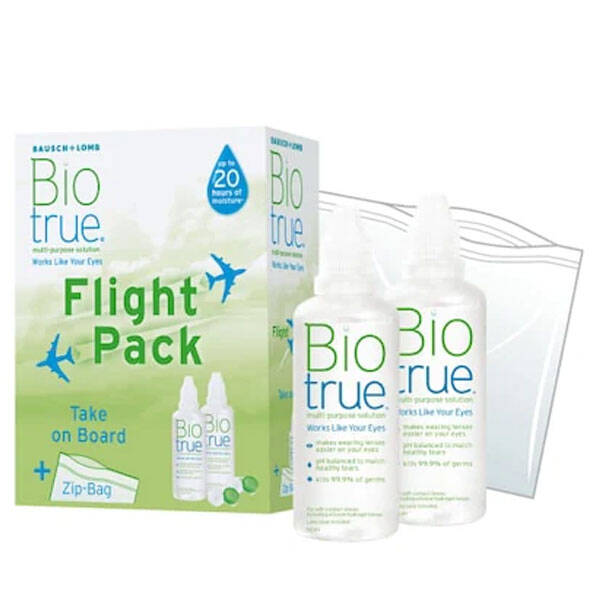Biotrue Lens Solution Flight Pack 2x60 ML