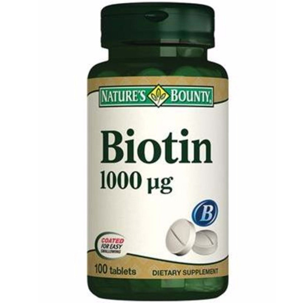 Nature's Bounty Биотин 1000 мкг 100 таблеток