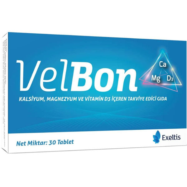 Velbon Кальций магний и витамин D3 30 таблеток