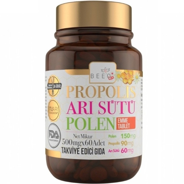 Beeo Up Propolis Royal Jelly Pollen 60 Tablets For Children
