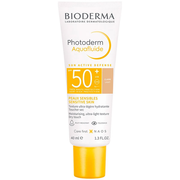 Bioderma Photoderm Aquafluid Light Spf 50 40 ML Цветной солнцезащитный крем
