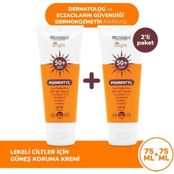 Dermoskin Pigmentyl Sun Protection SPF 50 Cream 2x75 ML