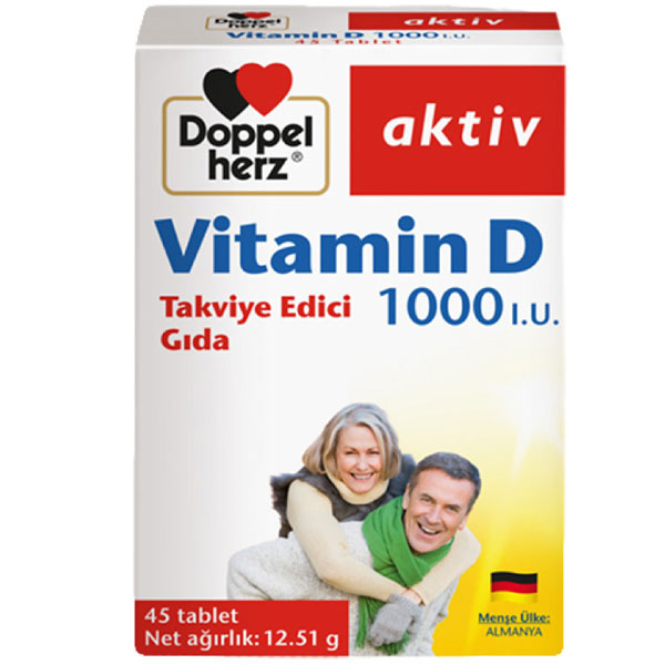 Doppelherz Витамин D 1000 МЕ 45 таблеток