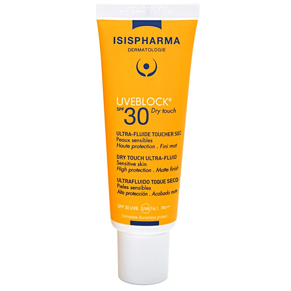 Isispharma Uveblock SPF 30+ Dry Touch Ultra Fluid 40 ML Солнцезащитный крем