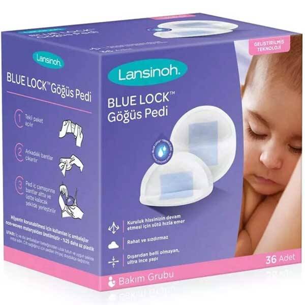 Lansinoh Blue Lock Накладка для груди 36 шт.