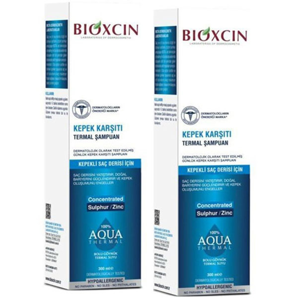 Bioxcin Aqua Thermal Шампунь против перхоти 300 мл Второй подарок