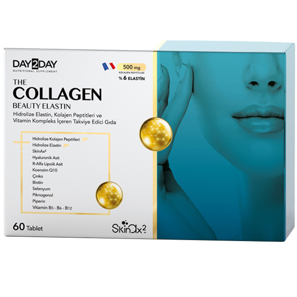 Day2day The Collagen Beauty Elastin 500 мг 60 таблеток Коллагеновая добавка