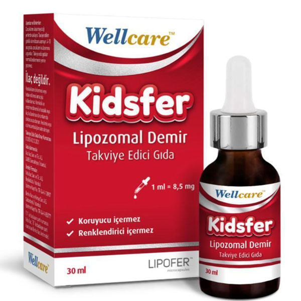 Wellcare Kidsfer Liposomal Iron Drops 30 мл Пищевая добавка