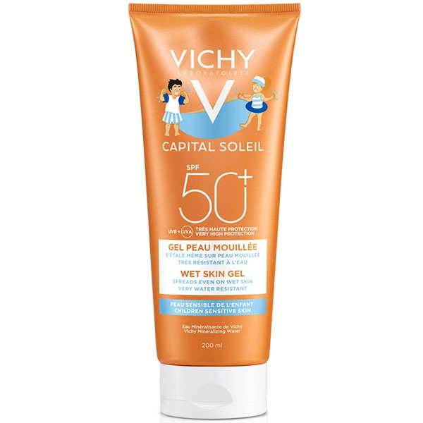 Vichy Capital Soleil Гель для увлажнения кожи для детей Spf 50 200 МЛ