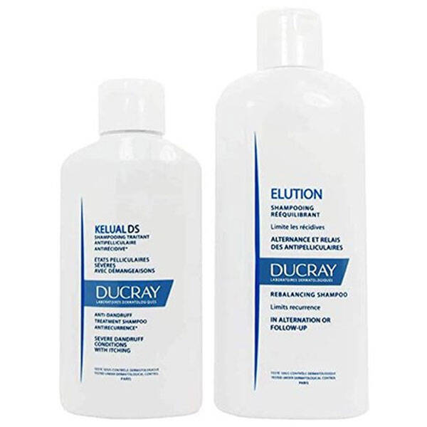Ducray Kelual Ds Shampoo 100 ML + Elution Shampoo 200 MLDucray Elution Shampoo 200 ML - Шампунь для чувствительной кожи головы