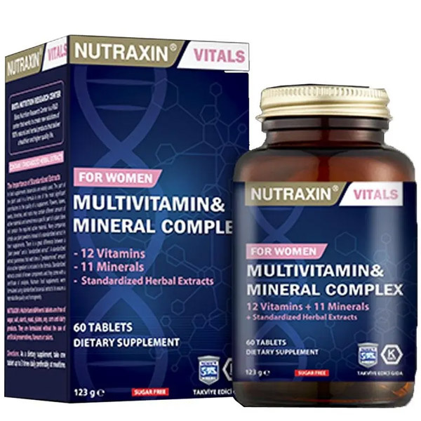 Nutraxin Womens Multi Vitamin Complex 60 таблеток