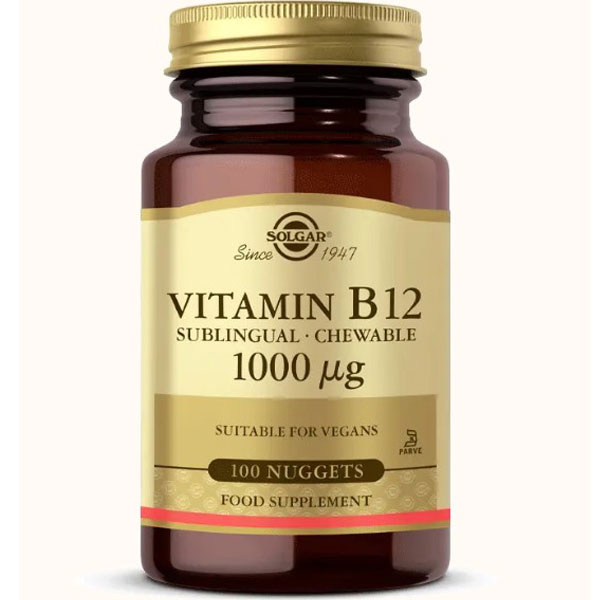 Солгар Витамин B12 1000 Макг 100 сублингвальных таблеток