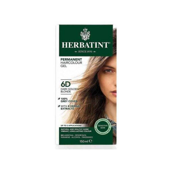 Herbatint Краска для волос 6D Темно-золотистый блондин