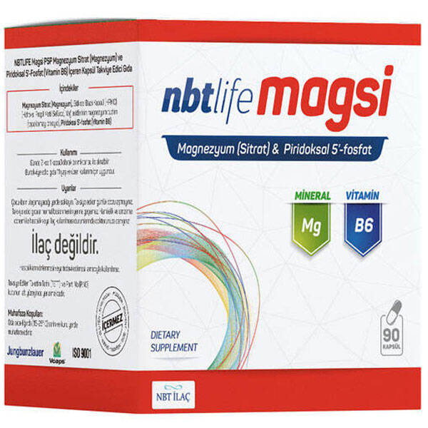 NBT Life Magsi 90 капсул магниевая добавка