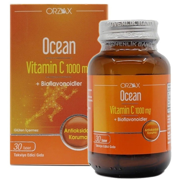Orzax Ocean Vitamin C 1000 мг 30 таблеток