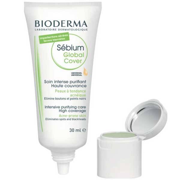 Bioderma Sebium Global Cover 30 ML Цветной матирующий крем для жирной кожи