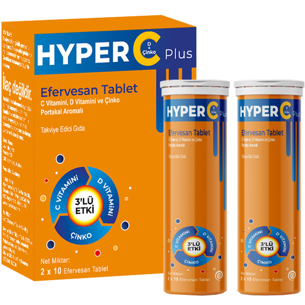 Hyper C Plus 2x10 шипучие таблетки