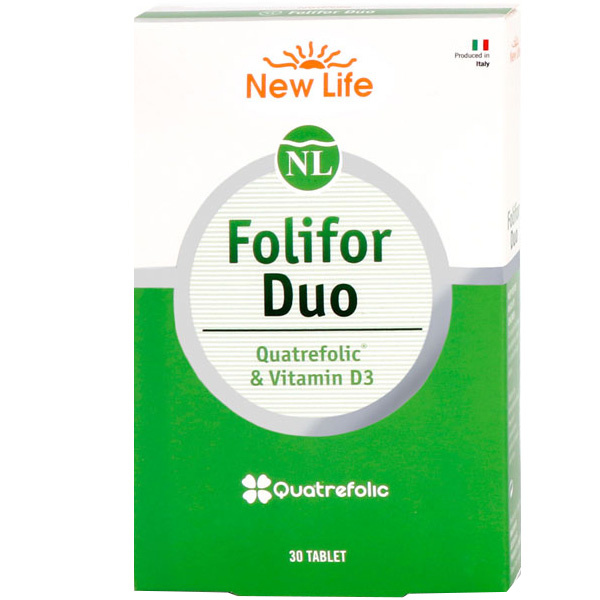 New Life Folifor 30 таблеток Пищевая добавка